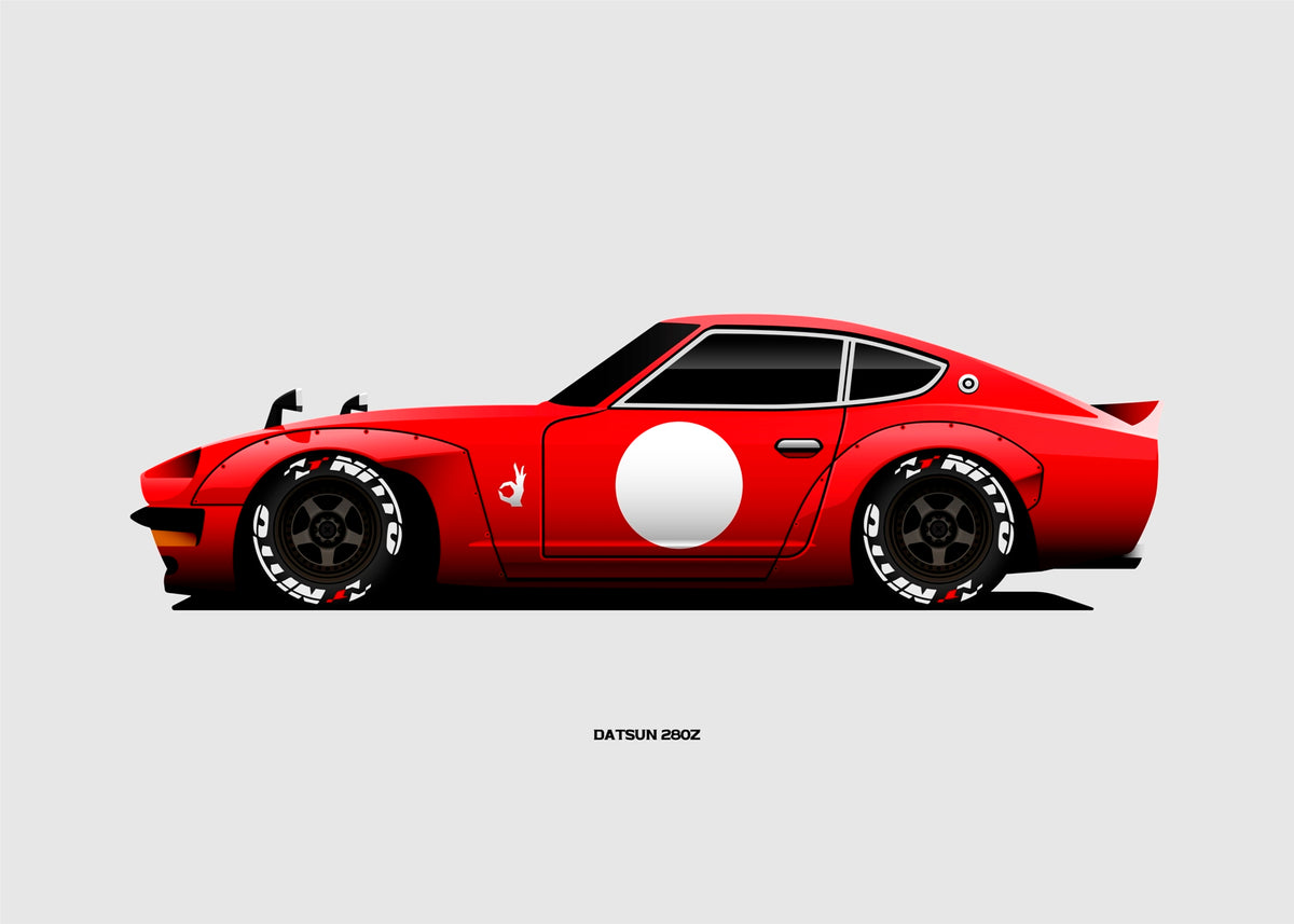 javibassi Datsun Z silhouette decal